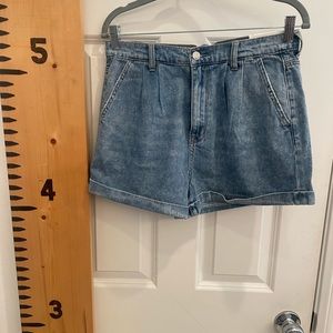 AE denim mom shorts size 8